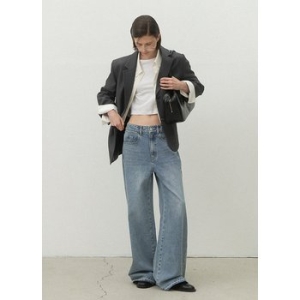 EnC Z-PT-5513 FR H WIDE FIT DENIM PANTS