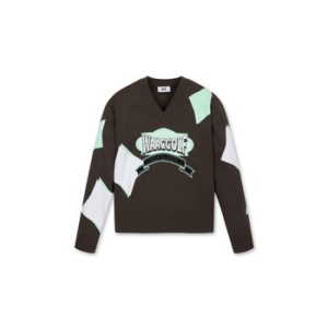 왁 WAAC 골프 WWWAA24626BRX Women Circus V-neck Sweater
