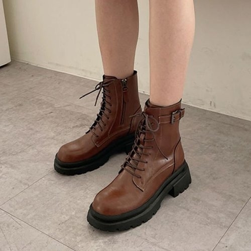 홀릭 HSM018 여성 워커 천연가죽 발편한 고급 부츠_WD393FB