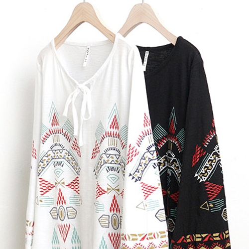 인디안 시드마켓 에스닉블라우스 408w069S 빅사이즈 여성의류