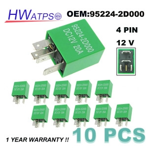 현대  100 릴레이 95224-2D000 12V 4 핀 20A 자동 로우 및 초대박 60% 노마진 박리다매 세일