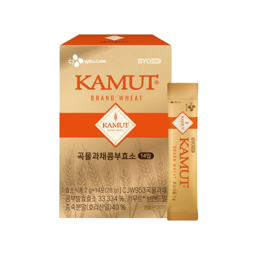 CJ웰케어 바이오코어 카무트 곡물과채콤부효소 14포