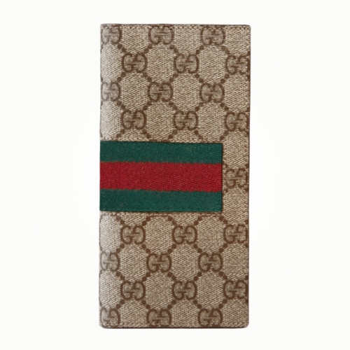 구찌 GG 수프림 웹 장지갑 베이지 에보니 779872