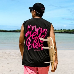 마리아  쥬드비엔 남성 루즈핏 래쉬가드 007BJMT