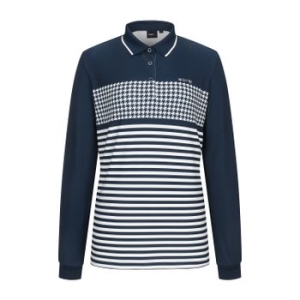 Superior 여성 프린트 패턴 티셔츠 네이비 L0Y131149