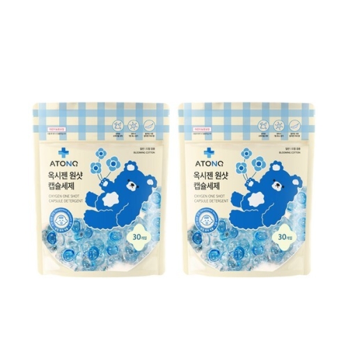 라오가닉 아토오투 옥시젠 원샷 캡슐세제 30개입