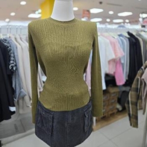 오버톤 DP01 뒤허림조임끈니트티 KDWH703 S18271053