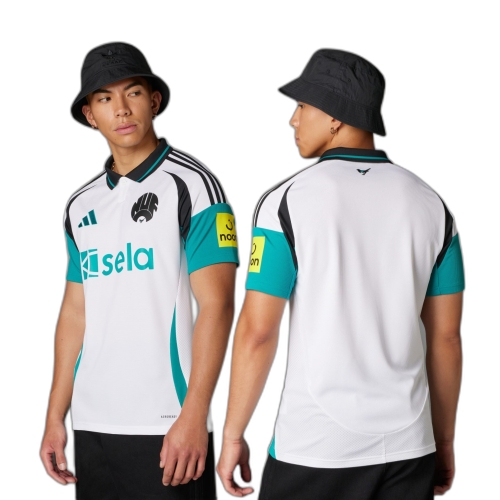 아디다스  Newcastle United FC 24 25 써드 져지 화이트 EQT 이큐티 그린 블랙 IW0390
