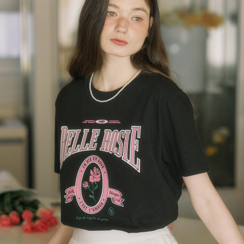 아미 마켓 아워호프 Belle Rose T-shirt Black H24SM1-TS06-BLA - 에누리 가격비교