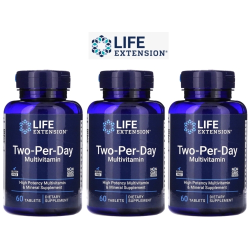 라이프익스텐션 투 퍼 데이 종합비타민 V2 60캡슐