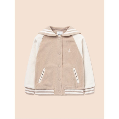 빈폴키즈 플리스 여아 칼라 야구점퍼 베이지 (BI4841G04A)