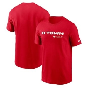 나이키  1080573 NFL 남성 티셔츠 Houston Texans H-Town Wordmark T-Shirt Red