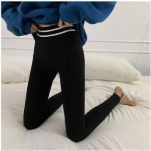 오노마 ONM 허리두줄라인 블랙 기모 레깅스 기모레깅스 차콜 그레 12076552