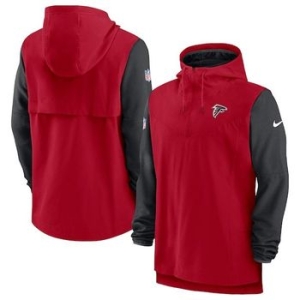 나이키 1082261 NFL팀 후드 맨투맨 집업 Atlanta Falcons Sideline Player Quarter