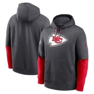 나이키 1082553 NFL팀 후드 맨투맨 집업 Kansas City Chiefs 2024 Sideline Club Pu