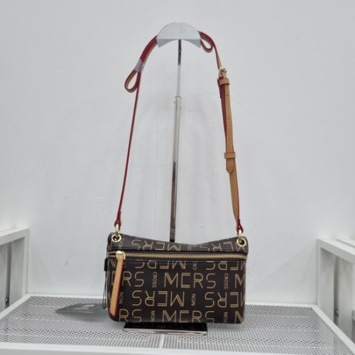 몽크로스 자가드지퍼미니백_WC5895