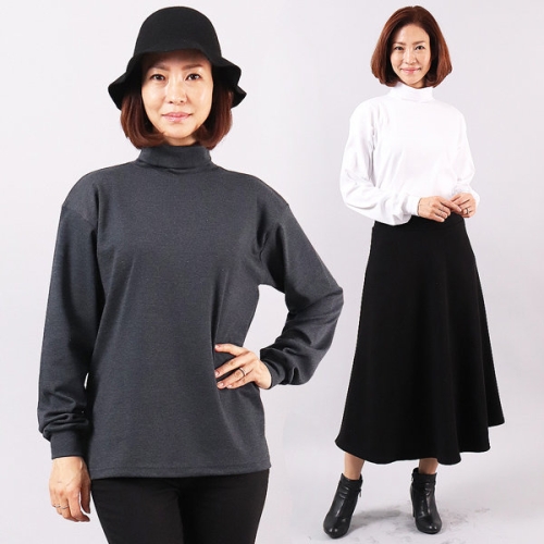 아이우먼 위쉬몰 PC 데일리긴목기본티 3210H408 빅사이즈