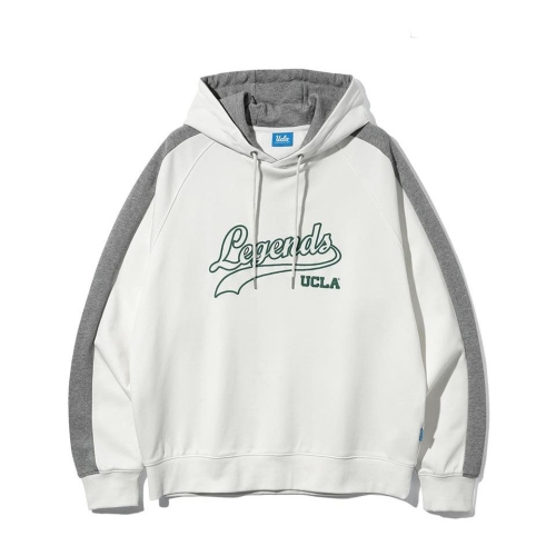 유씨엘에이 스포티 배색 오버핏 후드 티셔츠 UA9LT81