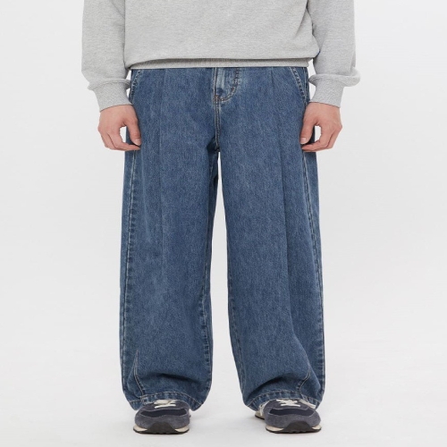 유씨엘에이 풀밴딩 벌룬핏 데님 팬츠 UA7DP02