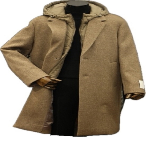 베이지코 본 BON 구스다운후드탈부착 캐시미어혼방 세미오버핏 트 BN3WHA571BE