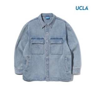 유씨엘에이 데님 원포켓 베이직 데님셔츠 UA8LS01