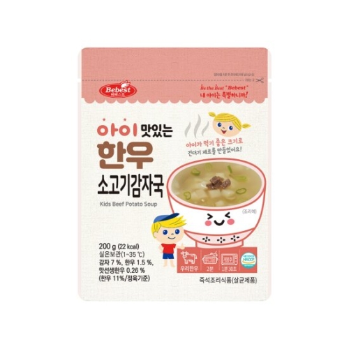 베베스트 아이 맛있는 한우 소고기 감자국 200g