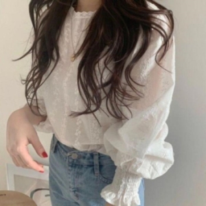 오노마 ONM 블라우스 프릴 오피스룩 상의 데이트룩 러블리 11870547