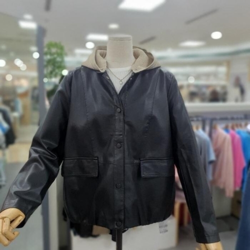 멜로디가든 DP01 차이나 니트 후드 가죽 M4F8J106 18628814