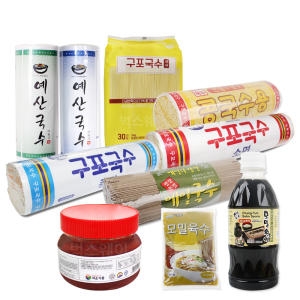 예산국수 구포국수/칼국수 소면 중면 콩국수 생면 메밀국수