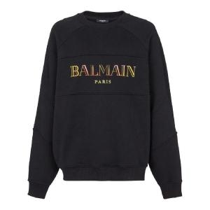 발망 자수 오버사이즈 스웨트셔츠 DH0JS118BC81EAH T 102352910