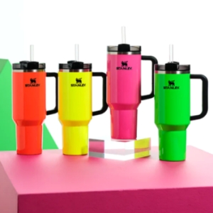 스탠리 텀블러 H2.0 진공 슬림 퀀처 1.18L NEON 네온 빨대 대용량 보냉 1210001976405