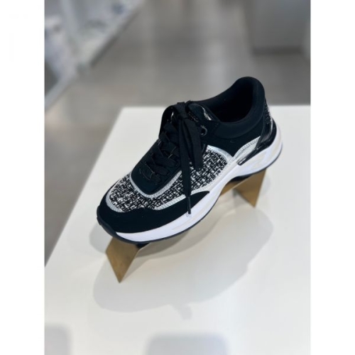 슈콤마보니 Tweed sneakers black _DG4DA23523BLK