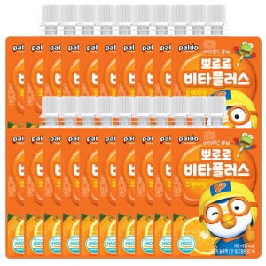 팔도 뽀로로 비타플러스 오렌지 100ml