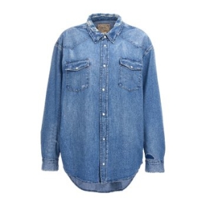 폴로랄프로렌 여성 블루 데님셔츠 211940722 001