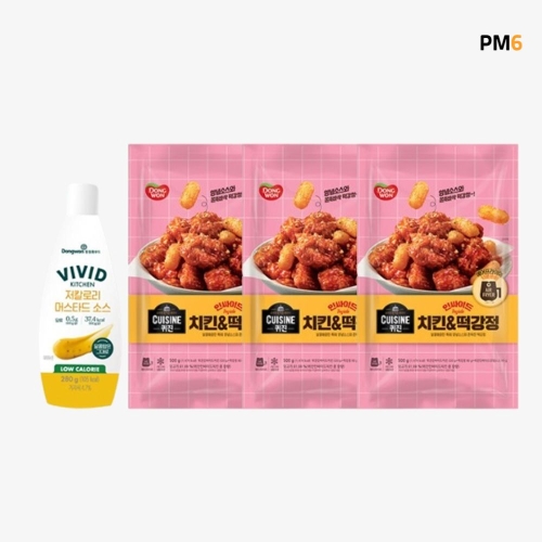 동원F&B 퀴진 인싸이드 치킨&떡강정 500g