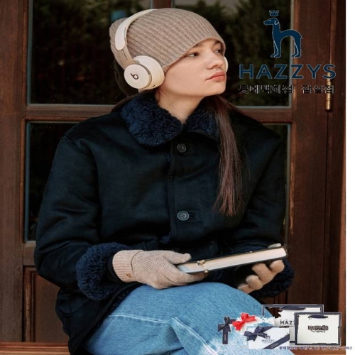 헤지스 베이지 멜란지 울캐시미어혼방 비니_HILG4F500I3