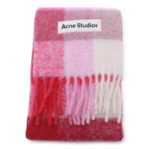 아크네스튜디오 로고 패치 모헤어 머플러 CA0084