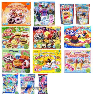 크라시에 포핀쿠킨 해피키친 가루쿡 모음 햄버거 스시 오당고 도시락 도넛 케이크 네리캔 구미츠레타