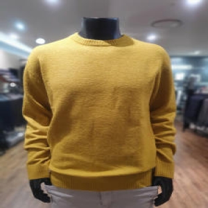 바쏘옴므 WSY3-W R-60-AYE 알파카 혼방 라운드 니트