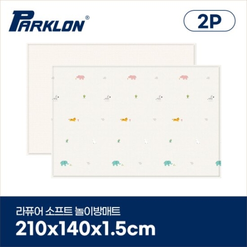 파크론 라퓨어 소프트 놀이방매트 정글프렌즈 210x140x1.5cm