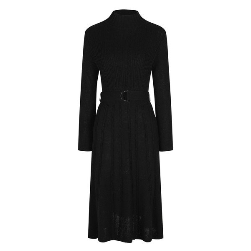 온앤온 벨티드 반목 니트 원피스 JK2WOA13