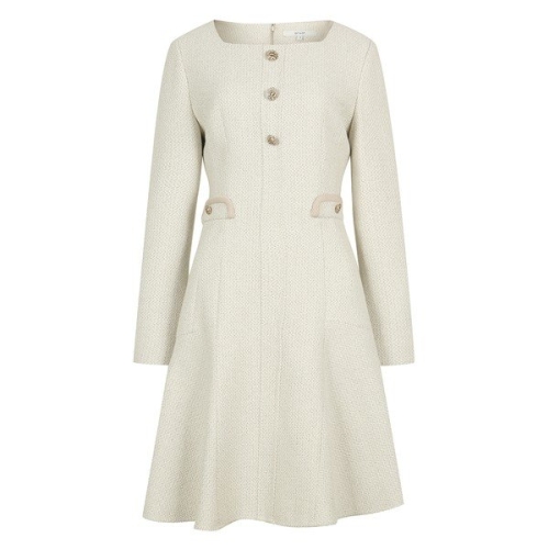 온앤온 트위드 플레어 스퀘어넥 원피스 JW2WOA41