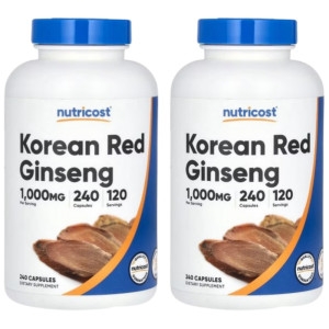 뉴트리코스트 한국산 인삼 1000mg 240캡슐