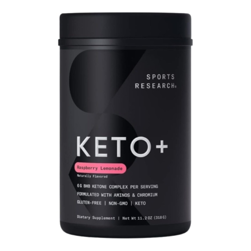 스포츠리서치 케토+ 라즈베리 레모네이드 318g