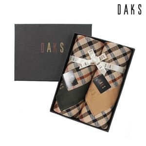 닥스 기본체크 2매세트 손수건 D 5번