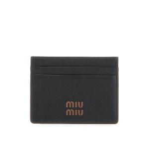 미우미우 로고 가죽 카드 지갑_5MC076_2CSB_F0B7K