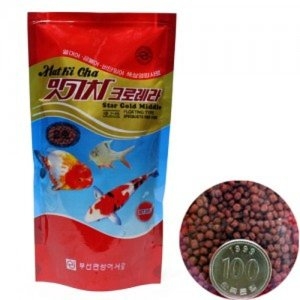 테트라  맛기차 크로레라 240g /비단잉어 금붕어 사료 먹이