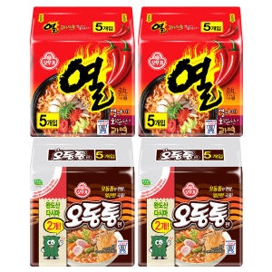 오뚜기  열라면10개 + 오동통면10개