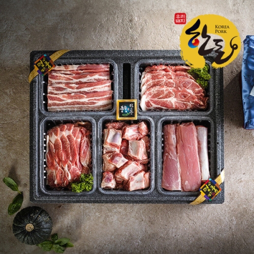 농부의정육점  국내산 한돈 알찬 한가위 세트 2.5kg