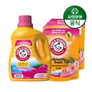 암앤해머 세탁세제 트로피컬 파라다이스 3L + 리필1.8L